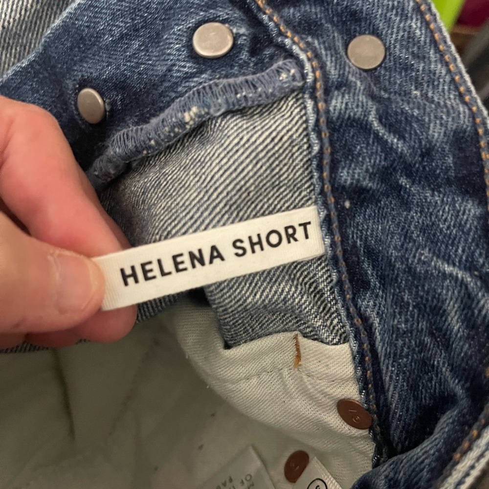 GRLFRND Helena High-Rise Cut Off Shorts size 30 - Picture 8 of 11